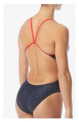 TYR Victorious Cutoutfit Zwempak Rood Wit Blauw 5 TYR Victorious Cutoutfit Zwempak Rood Wit Blauw - Afbeelding 3