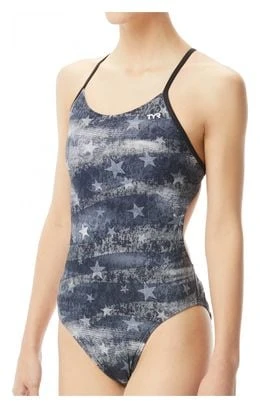 TYR Cutoutfit Badpak Zwart/Grijs 3 TYR Cutoutfit Badpak Zwart/Grijs