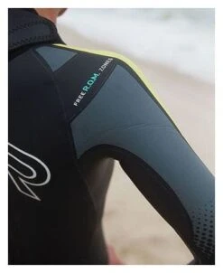 TYR Hurricane Cat 2 Dames Triathlon Wetsuit Zwart/Geel/Turquoise -Zwemuitrusting Winkel 1919278600fdfe77979e0.18475513