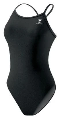 Tyr Durafast Diamondfit Women's One-Piece Swimsuit Black 5 Tyr Durafast Diamondfit Women's One-Piece Swimsuit Black - Afbeelding 3