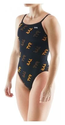 Tyr Cascading Diamondfit Women's 1 Piece Swimsuit Black / Gold