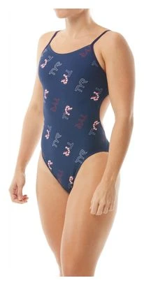 Tyr Cascading Cutoutfit Women's 1 Piece Swimsuit Blue