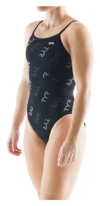 Tyr Cascading Diamondfit 1 Piece Swimsuit Black / Gray
