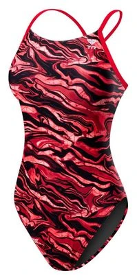 Tyr Perseus Cutoutfit Vrouwen Zwempak Rood