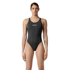 Akron Babbitt Evo Zwempak - Zwart/Fris Blauw