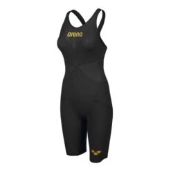 Arena Powerskin Carbon Glide Closedback Kneesuit - Black/ Gold