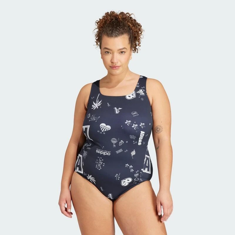 ADIDAS Brand Love Franchise Badpak (Grote Maat) 3 ADIDAS Brand Love Franchise Badpak (Grote Maat)