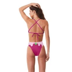 Zwemuitrusting Winkel -Zwemuitrusting Winkel sportbadpak vrouwelijk revolution army pink 1